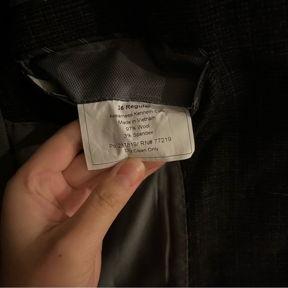 Vintage plaid blazer - Picture 3 of 3